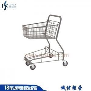China Best price canadian style steel material supermarket shopping cart with four wheel on sale