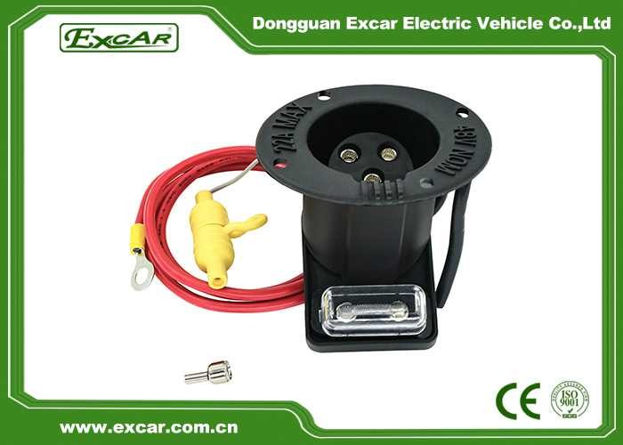 Electric Golf Cart Charger Receptacle with Cables for Club Car DS Charger Parts 101802101