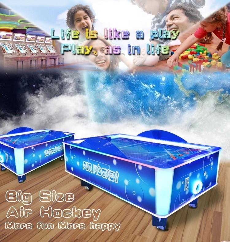 W110 * D210 * H75CM Air Hockey Arcade Machine 350W Power CE Certificated