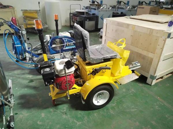 Quality Thermoplastic Cold Spraying Ride-On Road Marking Machine Booster Gasoline for sale