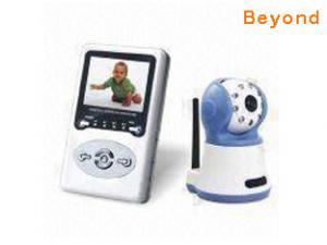 China Video/Audio Wireless Baby Monitor with IR Night Vision, AV Output and Auto-awake on sale