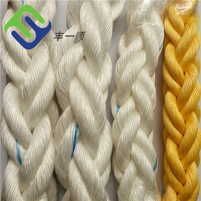 48mmx180m Length 8 Strand PP Mooring Rope With ABS Approval