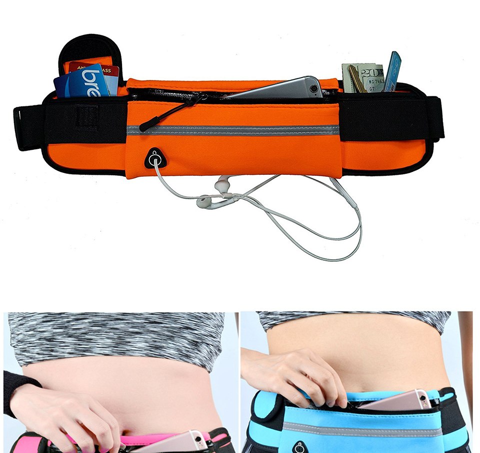 OEM Sports Bag Running Waist Bag Pocket Jogging Portable Waterproof Cycling Outdoor Phone Anti-theft Pack Belt Bags