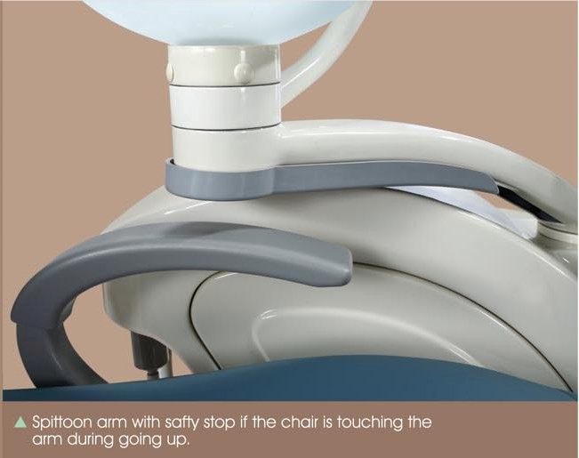 AL-388SC Advanced Dental Chair Unit Low Mounted With Switch LED Lamp