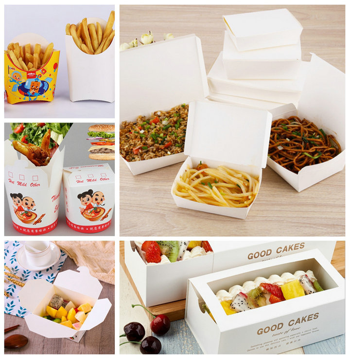 275g 300g + 15g PE Coated White Cardboard For Food Tray Greaseproof 70 * 100cm