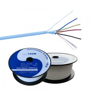 China 12x0.22mm2 Shielded Stranded LSF CPR Eca Control Cable for Public Address System on sale