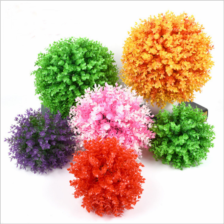 Artificial Plant Balls Wedding Hotel Decoration Flower Ball Plastic Green Plant