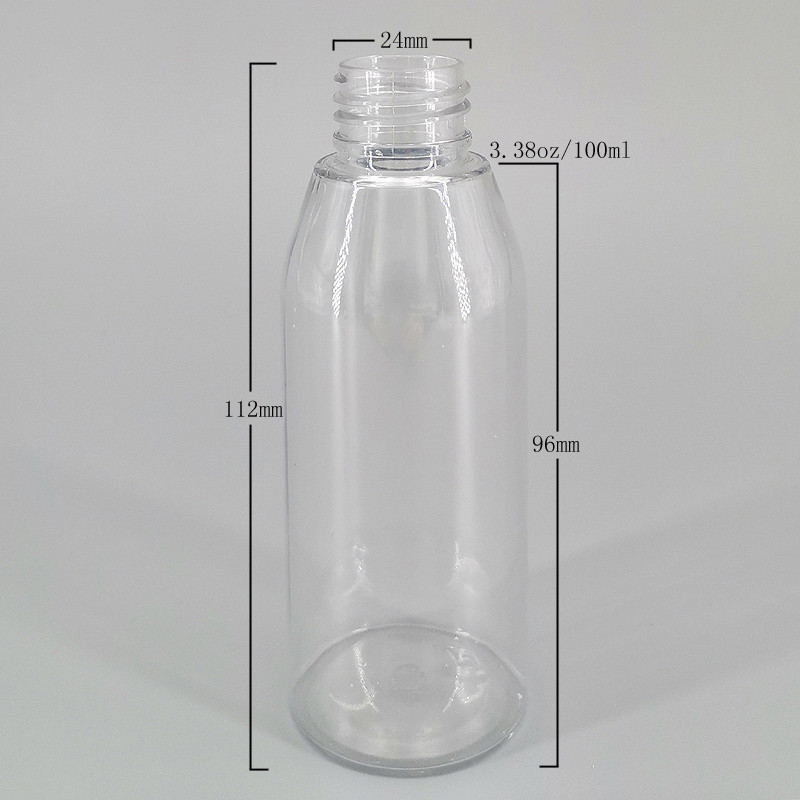 PET 24mm 3.38oz Plastic Lotion Bottles