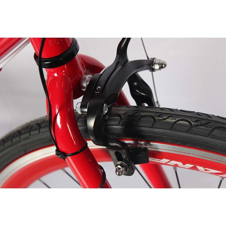 Aluminum Alloy Rim 700C Road Bike Seven Gears Speed Bicycle Green/Blue/Red Color