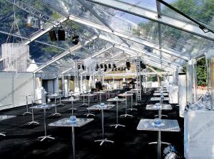 China A Shape Aluminum Frame Wedding Event Tents Church Banquet White PVC Fabric wholesale