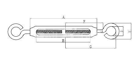 Korean Type Turnbuckles For Water Treatment Customized Design