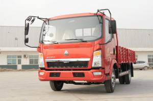 China Red HOWO Light Truck , Light Duty Commercial Trucks 4x2 5 Ton Capacity wholesale