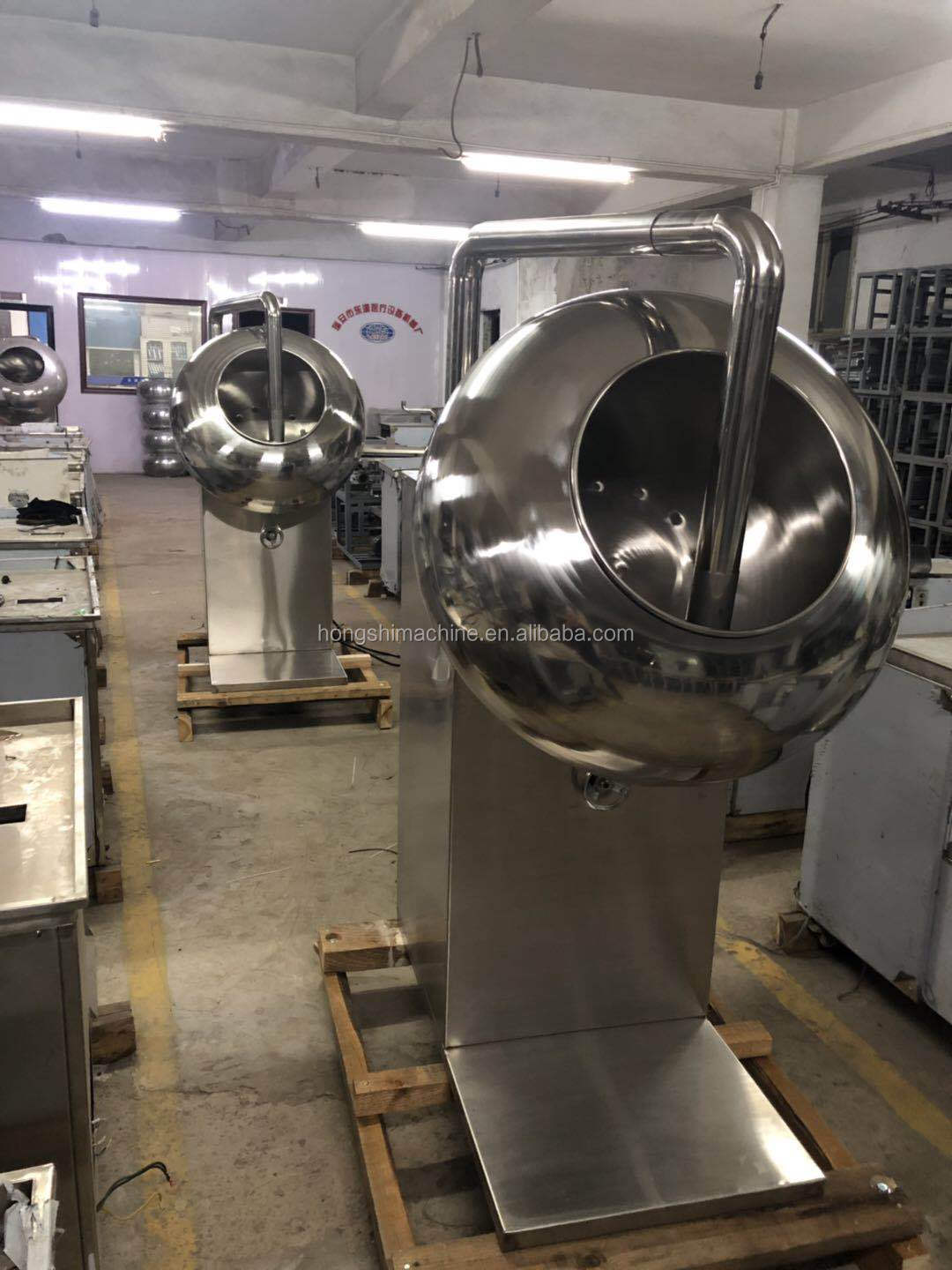 Stainless steel peanut coating machine/chocolate panning machine