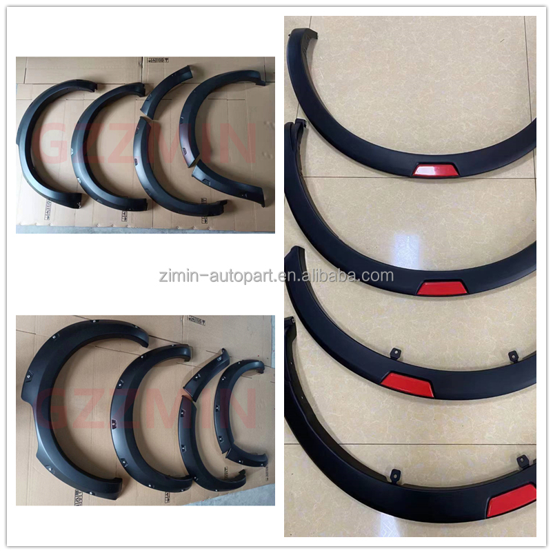 LED Light Design ABS Plastic Wheel Fender Flare For NP300 Navara 2021