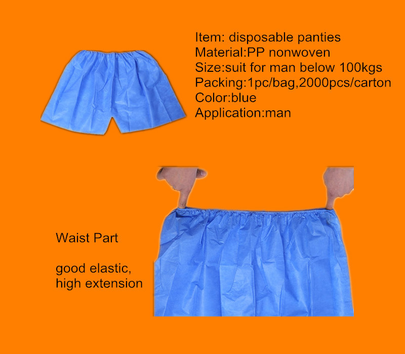 Popular Disposable Sauna Pants Nonwoven Short Pants