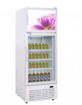 Eco Friendly Commercial Drinks Fridge , 358L Commercial Upright Freezer,Bottom
