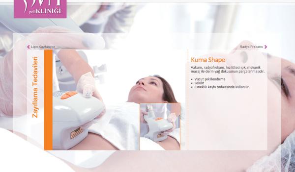 non-surgical liposuction treatment cellulite RF Kuma shape/ Body Cavitation