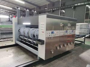China 1 Color Manual Feeding Flexographic Printing Press Machine For Box Die Cutting wholesale