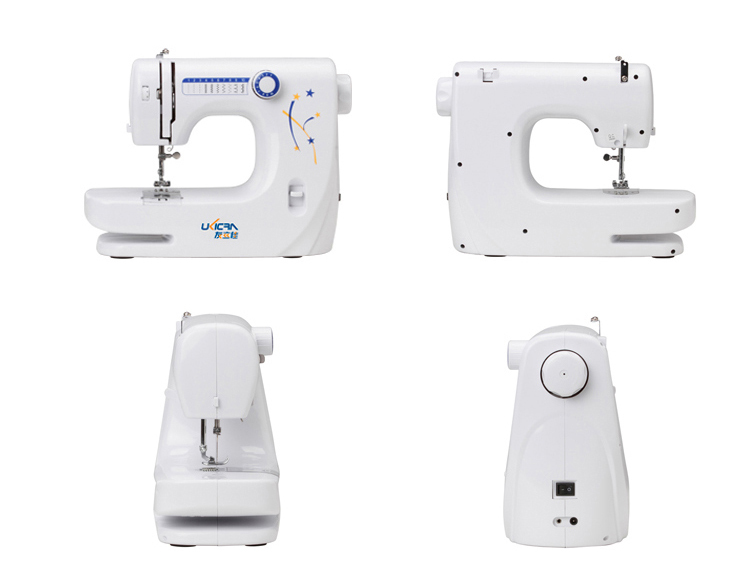 ABS Metal Mini Sewing Machine UFR608 Portable and Multifunctional for Domestic Sewing