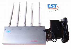 China Full Frequency EST-808E Cell Phone Signal Jammer For Schools , 5 Antenna wholesale