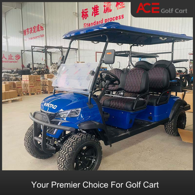 Lithium Battery Electric Golf Cart 48V 6 Seater Sightseeing Scooter