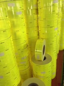 China Flourescent Yellow Green llime DOT C2 Reflective tape sticker for cars wholesale