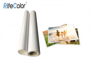 China Waterproof 230gsm Glossy Inkjet Latex Media Resin Coated Photo Paper Roll on sale
