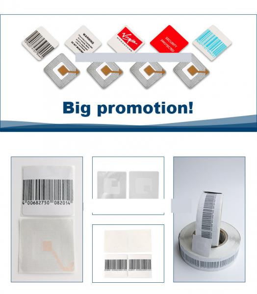 High Performance Security Boutique Retailer Strong Adhesive Eas Soft RF Label Eas RF 8.2 Mhz Soft Label