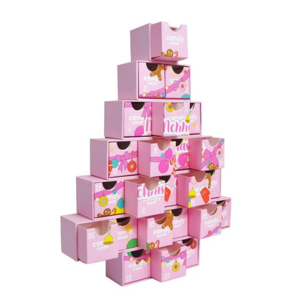 Quality 1200g Christmas Advent Calendar Box For Kids Gift Tree Treasure Type for sale