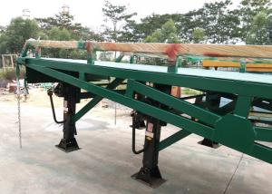 China 4 Legs Container / Truck Mobile Yard Loading Ramp 10 Ton With Hydraulic System wholesale