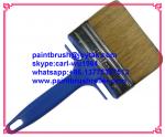 Paint brush Natural pure bristle Chinese bristle synthetic mix wood handle