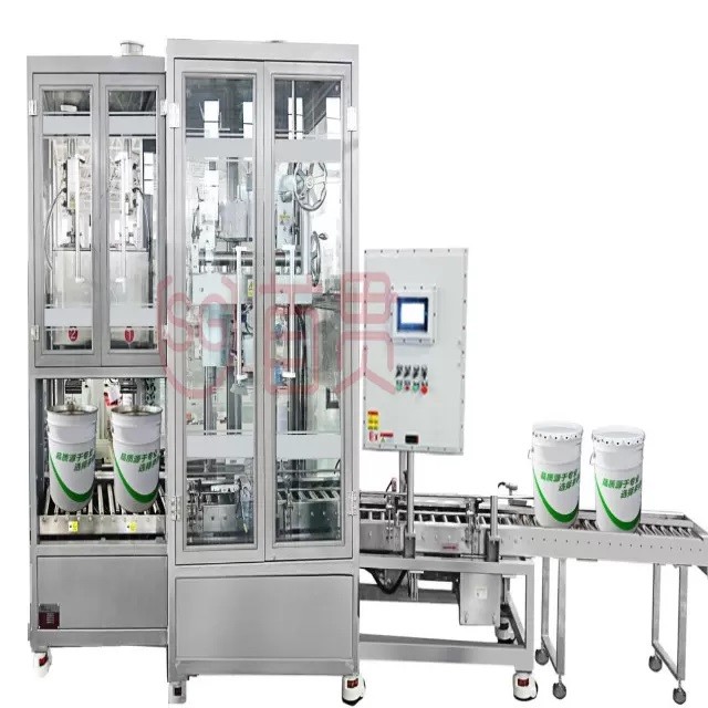 Liquid Filling And Capping Machine Semi Automatic Filling And Capping Machine Filling Volume 5-100ml 220V/50Hz