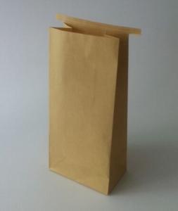 China Nature Kraft Paper Bag For Coffee / Tea / Snack Food Packaging Bag With Tin Tie wholesale