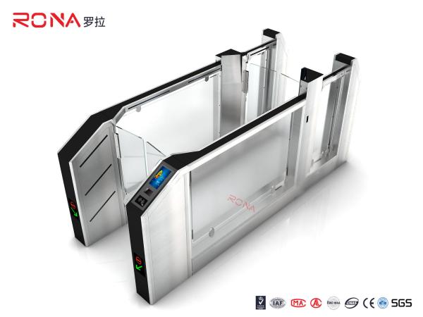 Brushed Surface Speed Gate Fastlane Turnstile Half Height Turnstile With