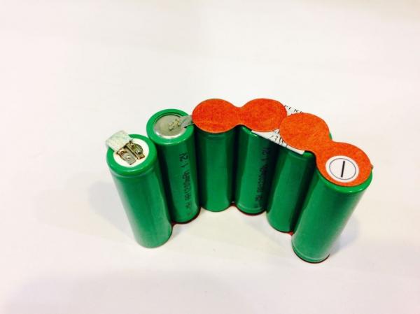 Quality Customized Green Energy Nimh Battery Packs 7.2V 1200mAh Low Internal Resistance for sale
