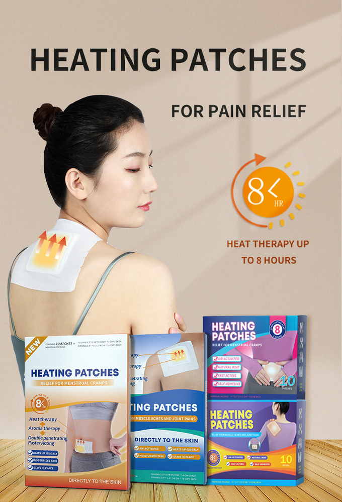 Printed Color Back Pain Heat Patch Air Activated Deep Heat Patch