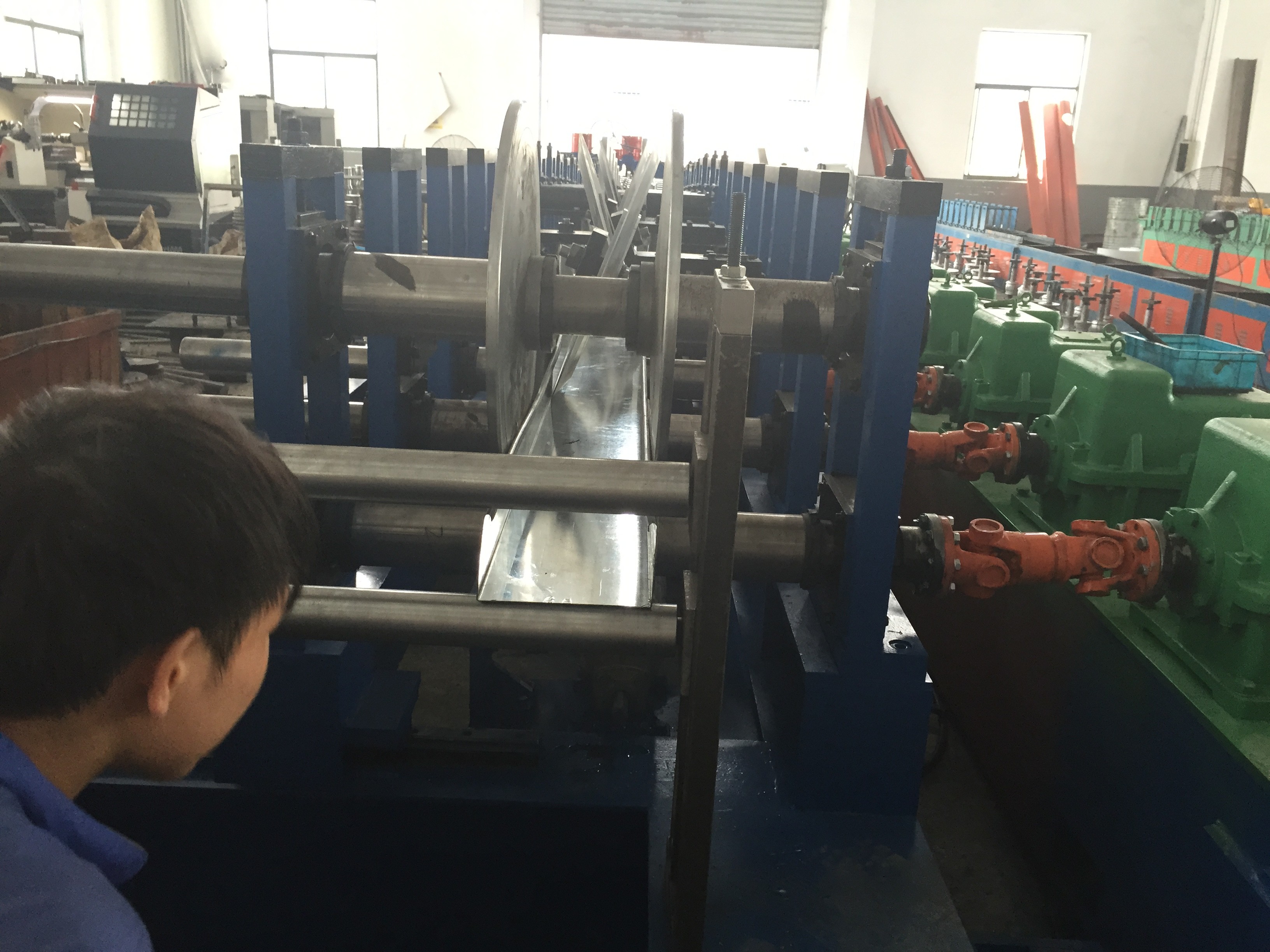 22kw Cable Tray Protection Roll Forming Machinery Material Thickness 0.2 - 4mm