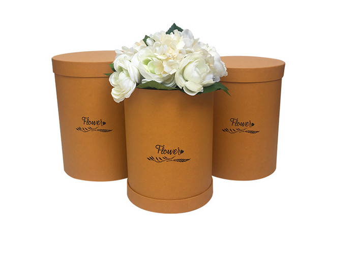Modern Decorative Paper Flower Presentation Box Rectangle / Square / Round Shape