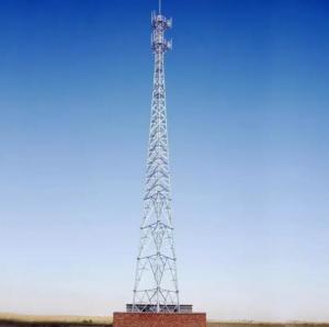 China 138kv HDG Telescopic Antenna Mast For Utility Service wholesale
