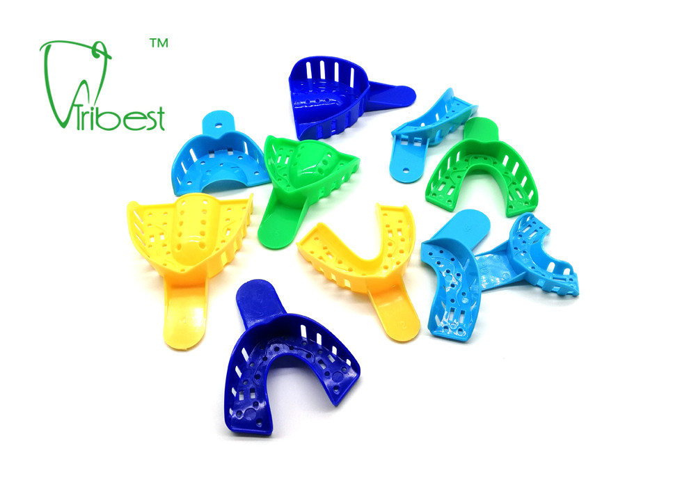 ABS Material Complete Denture Tray With Tapping Holes