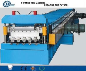 China 0.8-1.2mm 30KW Color Steel Metal Roll Forming Machine Floor Decking Tile Machine wholesale