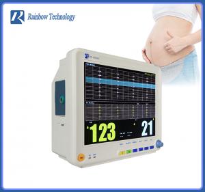 China Energy Saving Portable Fetal Monitor Toco FHR FM 3 Parameters Fetal Heartbeat Monitor wholesale