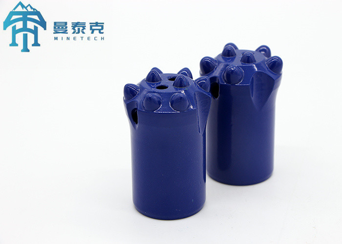 Rock Blasting Hole Mining Button Bit , 11 Degree Taper Bit 34mm