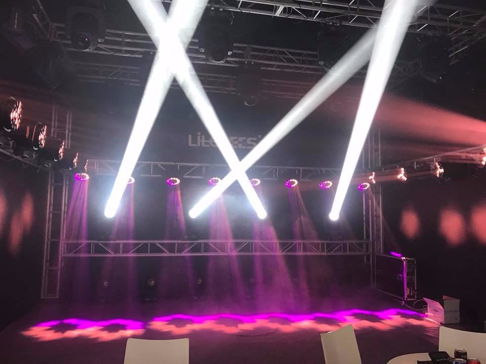Sharpy 15r Beam Moving Head Light 400W 20CH Channel For Dj / Stage Lighting