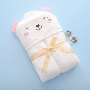 China Fluffy Newborn Baby Infant Bath Towels Towel Bear Design wholesale