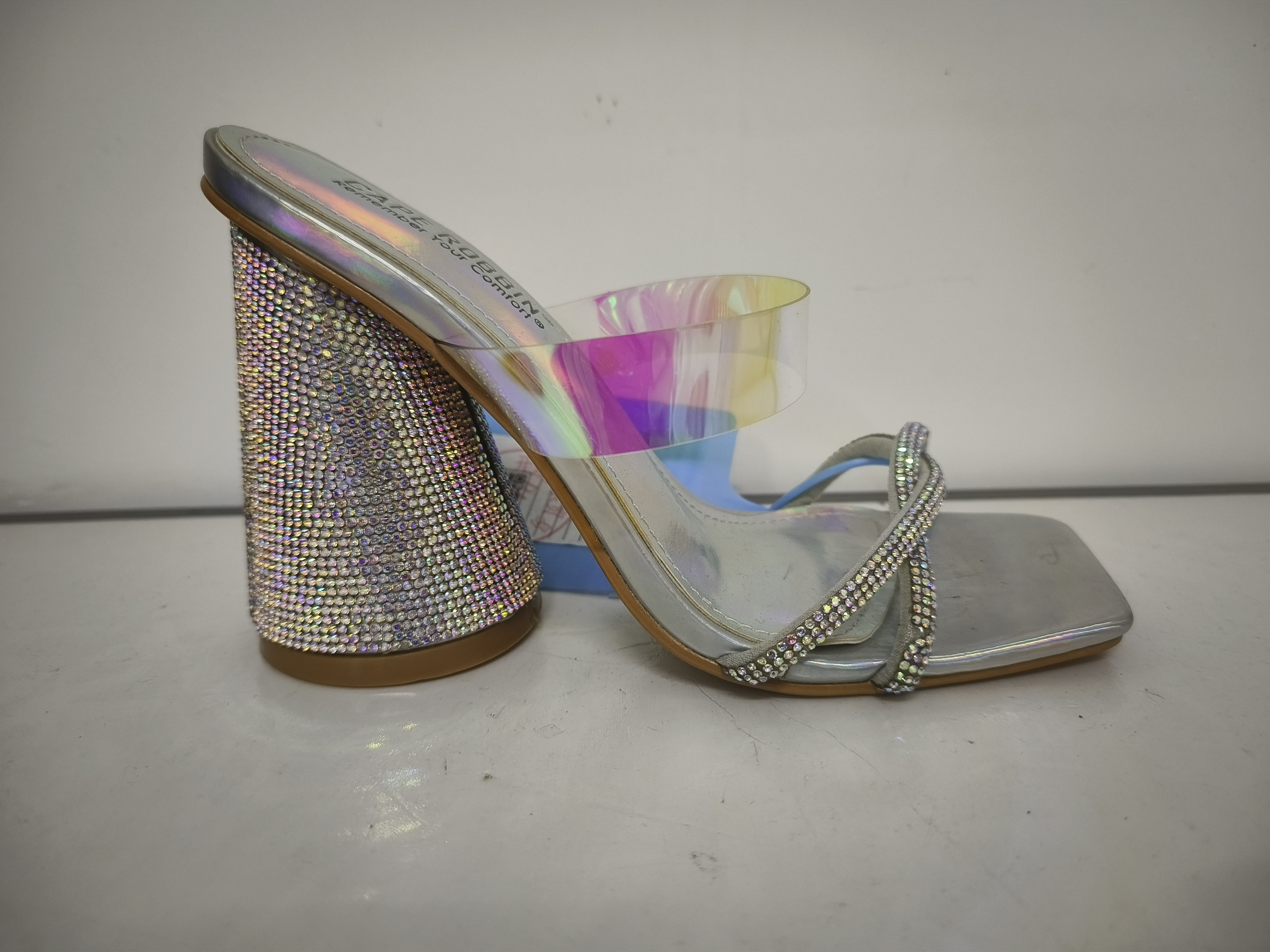 Slip On Closure Type Womens Pump Heels Open Toe