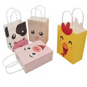 China Craft Custom Paper Shopping Bags FCS Cmyk Printing Eco Friendly on sale