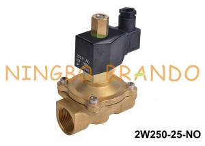 China 2W250-25-NO 1'' 2 Way Normally Open Water Solenoid Valve 24VDC 220VAC on sale