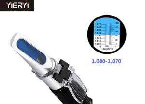 China 1.000-1.070SG Aquarium Salinity Tester Manual Calibration With Soft Rubber Eyepiece on sale