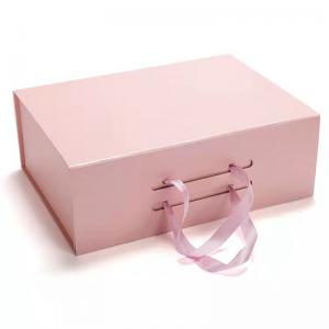 China Cardboard Customized Gift BoxesLarge Square Flat Pack Folding Magnetic Boxes wholesale